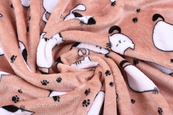 ARDESTO Плед Flannel, 160х200см, котики, 100% полиэстер
