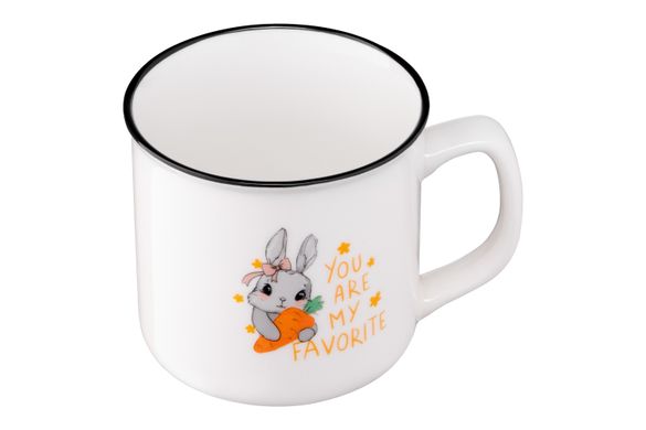 Чашка Ardesto Cute rabbit, 320 мл, порцеляна AR3460 фото