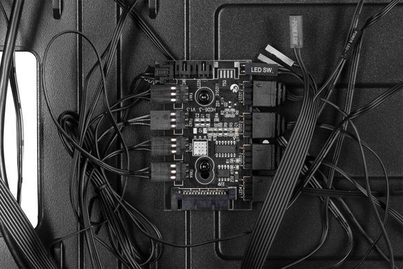 Корпус 2E Gaming Galaxy G2055, без БЖ, 1xUSB 3.0, 2xUSB 2.0, 3x120mm ARGB, ARGB strip, TG Side Panel, ATX, чорний 2E-G2055 фото