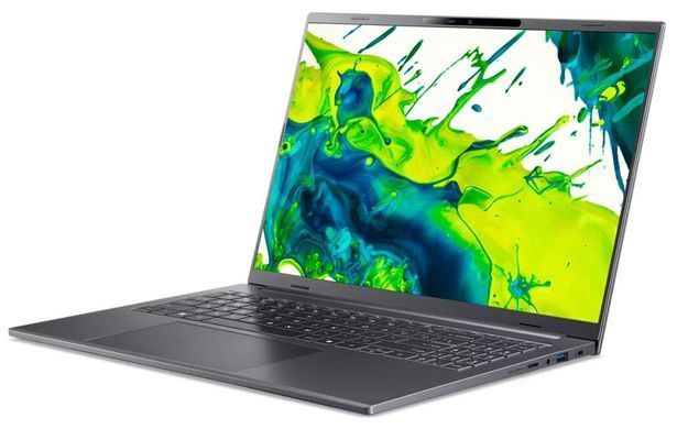 Acer Ноутбук Acer Aspire 16 A16-52M 16" WUXGA IPS, Intel U7-256V, 16GB, F512GB, UMA, Win11, сірий NX.JLSEU.002 фото