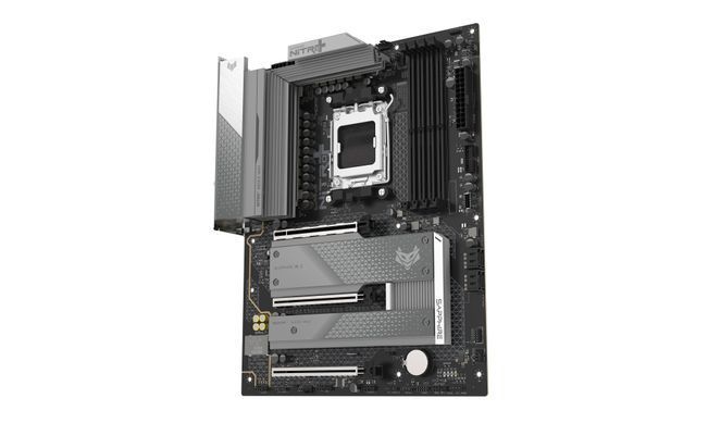SAPPHIRE Motherboard NITRO+ B850A WIFI7 sAM5 B850 4xDDR5 M.2 HDMI DP WiFi BT ATX 52123-03-40G фото