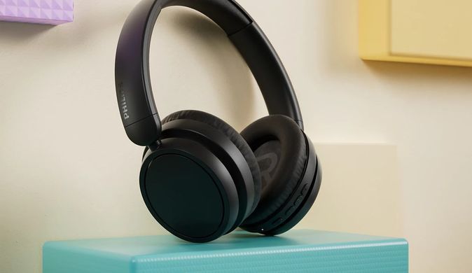 Philips Наушники Over-ear TAH5209 BT 5.3, SBC, Wireless, Mic, Черный TAH5209BK/00 фото