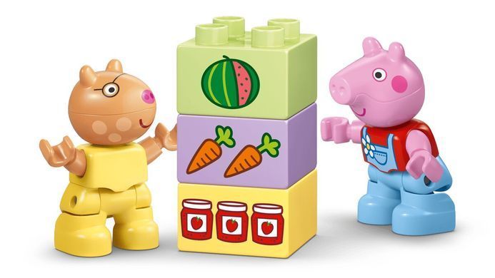 LEGO Конструктор LEGO DUPLO Peppa Pig Трактор і ринок 10468 фото