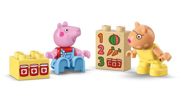 LEGO Конструктор LEGO DUPLO Peppa Pig Трактор і ринок 10468 фото