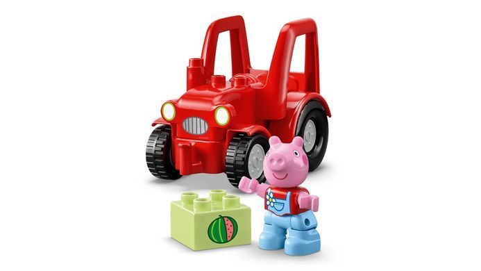 LEGO Конструктор LEGO DUPLO Peppa Pig Трактор і ринок 10468 фото