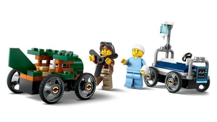 LEGO Конструктор City &laquo;Самолет против больничной кровати&raquo; Набіо для перегонов 60459 фото