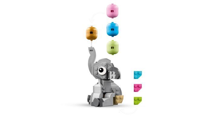 LEGO Конструктор LEGO Iconic Слоненя в небі 40814 фото