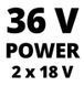 Einhell Аератор-скарифікатор акумуляторний GE-SC 36/35 Li - Solo 36В 35см безщітковий ножи 16шт 9.94кг (без АКБ та ЗП) 16 - магазин Coolbaba Toys