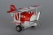Літак металевий інерційний Same Toy Aircraft червоний зі світлом і музикою 2 - магазин Coolbaba Toys