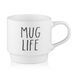 ARDESTO Set of mugs with stand, 4pcs, 320ml, ceramic, metal, white 6 - магазин Coolbaba Toys