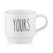 ARDESTO Set of mugs with stand, 4pcs, 320ml, ceramic, metal, white 4 - магазин Coolbaba Toys