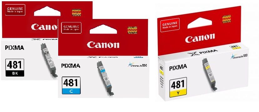 Комплект Canon No.481: Картридж Canon CLI-481 Cyan/Magenta/Yellow/Black Multi Pack 2101C005 фото