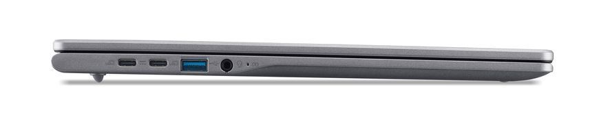 Acer Ноутбук Acer Chromebook Plus CB516-1H 16" WUXGA IPS, Intel i5-1334U, 16GB, F512GB, UMA, ChromeOS, сірий NX.JCLEU.003 фото