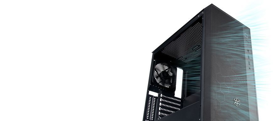 SilverStone Корпус FARA FAR1B-G-V2, без БП, 2xUSB3.0, 1xUSB2.0, 1x120mm Black fan, TG Side Panel, ATX, Black SST-FAR1B-G-V2 фото