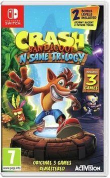 Games Software Гра консольна Switch CRASH BANDICOOT N. SANE TRILOGY, картридж 1067544 фото