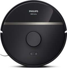 Philips Робот-пылесос Series 3000, h=34см, влажная уборка, конт пыль -0.35л, вода -0.3л, автон. раб. до 200мин, НЕРА 11, черный XU3000/01 фото