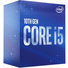 Центральний процесор Intel Core i5-10400F 6C/12T 2.9GHz 12Mb LGA1200 65W w/o graphics Box BX8070110400F фото