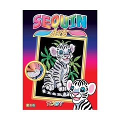 Набір для творчості Sequin Art RED Білий тигр Тобі SA0906 фото