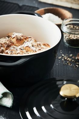 Tefal Каструля Tefal Air, з кришкою, 3.1л, алюміній, чорний E2554404 фото