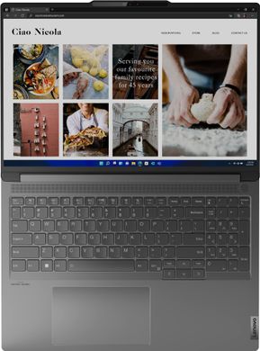 Lenovo Ноутбук ThinkBook 16p-G4 16" 3.2K IPS AG, Intel i9-13900H, 32GB, F1TB, NVD4060-8, Win11P, сірий 21J8003FRA фото