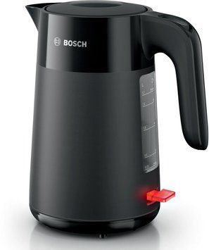 Bosch Электрочайник 1.7л, пластик, черный TWK2M163 фото