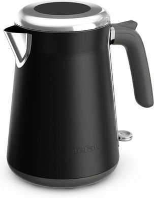 Tefal Електрочайник Tefal Collection 1.68л, Strix, нерж. сталь, чорний KI6668E0 фото