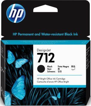 Картридж HP 712 DesignJet Т230/Т630 Black 80ml 3ED71A фото