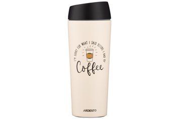 ARDESTO Термокухоль Coffee Time 450 мл, нержавіюча сталь, бежевий AR2645C фото