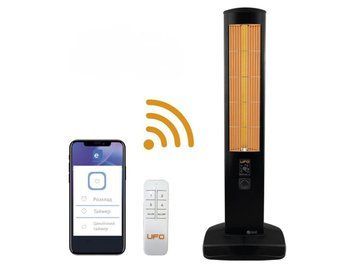 Ufo Інфрачервоний обігрівач Erciyus Smart 2300 2.3 кВт, до 28 м2, колонного типу, IP24, мех. керування, пульт ДК, Wi-Fi UFO_ERCIYUS_SMART_2300 фото