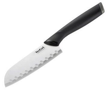 Кухонний ніж Сантоку Tefal Comfort, довжина леза 12 см, нерж.сталь, чохол K2213644 фото