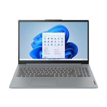 Lenovo Ноутбук IdeaPad Slim 3-15AMN8 15.6" FHD IPS AG, AMD R5-7520U, 16GB, F512GB, UMA, DOS, сірий 82XQ00L4RA фото