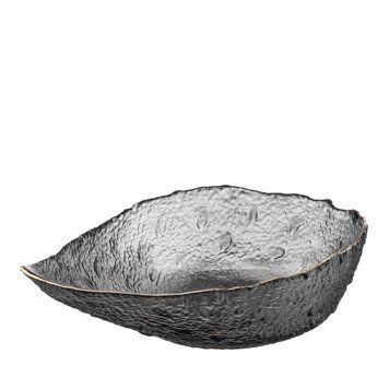 ARDESTO Салатник Leaf, 21.5см, стекло, серый AR5011 фото