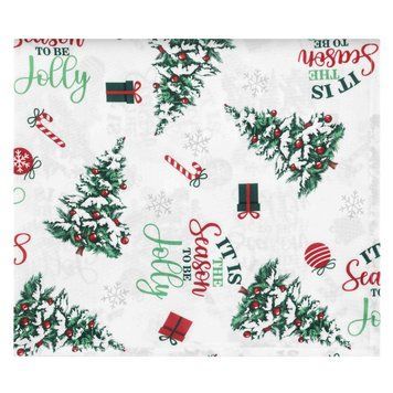 ARDESTO Скатертина Christmas Tree 120х140см, 100% поліестер, зелений