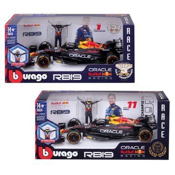 Автомодель с фигуркой - RED BULL RACING RB19 (1:24) 18-28036 фото