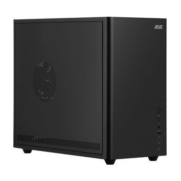 2E Корпус 2E Credo Metal V350B без БЖ, 1xUSB3.0, 1х USB 2.0, 1xUSB Type-C, 3x120мм, VGA 350мм, LCS ready, mATX, чорний 2E-V350B фото
