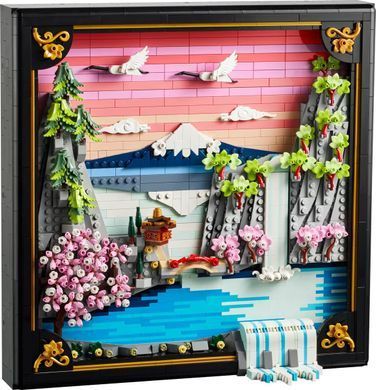 LEGO Конструктор LEGO ART Японський пейзаж із цвітом сакури 31218 фото