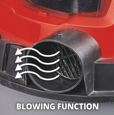 Einhell Пилосос професійний акумуляторний TC-VC 18/15 Li-Solo, PXC 18В, 8кПа, контейнер 15л, без АКБ та ЗП 2347145 фото