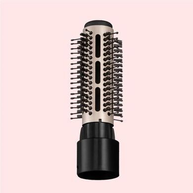 Remington Фен-щетка Coconut Smooth, 1000Вт, режимов-2, ионизиция, хол. обдув, 2 насадки, черно-розовый AS5901 фото