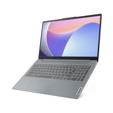 Lenovo Ноутбук IdeaPad Slim 3-15AMN8 15.6" FHD IPS AG, AMD R5-7520U, 16GB, F512GB, UMA, DOS, серый 82XQ00L4RA фото