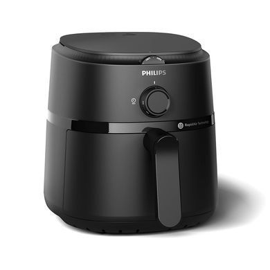 Philips Мультипечь Airfryer 1000 series S, 1500Вт, чаша-3.4л, механ. управл., пластик, черный NA110/00 фото