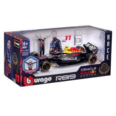 Автомодель з фігуркою - RED BULL RACING RB19 (1:24) 18-28036 фото