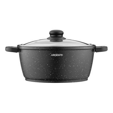 ARDESTO Cookware set Gemini Anzio, 6 pcs, aluminum, black AR1906AS фото