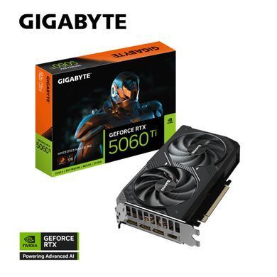 Gigabyte Відеокарта GeForce RTX 5060 Ti 16GB GDDR7 WINDFORCE OC MAX GV-N506TWF2MAX_OC-16GD фото