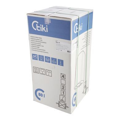Tiki Водонагреватель SuprSD, 80 л, слим, сухой тэн, электр. упр-ние, EcoSmart, С, 700090
