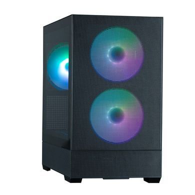 Zalman Корпус P30 AIR без БП, 1xUSB3.0, 1xUSBType-C, 3x140мм ARGB, VGA 392мм, LCS ready, TG Side Panel, mATX, чёрный P30AIRBLACK фото