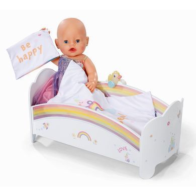 Кроватка для куклы BABY BORN - СОН НА РАДУГЕ (звук, свет, с постельным набором) 835999 фото