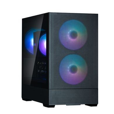 Zalman Корпус P30 AIR без БП, 1xUSB3.0, 1xUSBType-C, 3x140мм ARGB, VGA 392мм, LCS ready, TG Side Panel, mATX, чёрный P30AIRBLACK фото