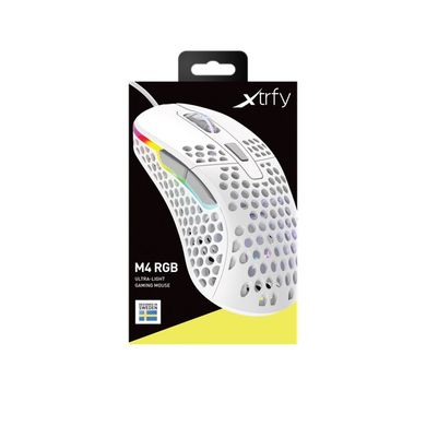 Мышь Xtrfy M4 RGB USB White XG-M4-RGB-WHITE фото