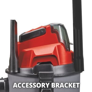 Einhell Пилосос професійний акумуляторний TC-VC 18/15 Li-Solo, PXC 18В, 8кПа, контейнер 15л, без АКБ та ЗП 2347145 фото