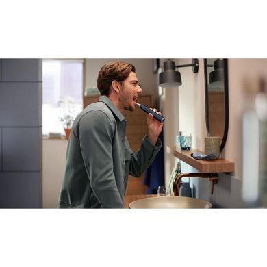 Philips Щітка зубна електр., Sonicare 6100 Series, 62т. колив/хв, насадок-1, футляр, синій HX7403/05 фото